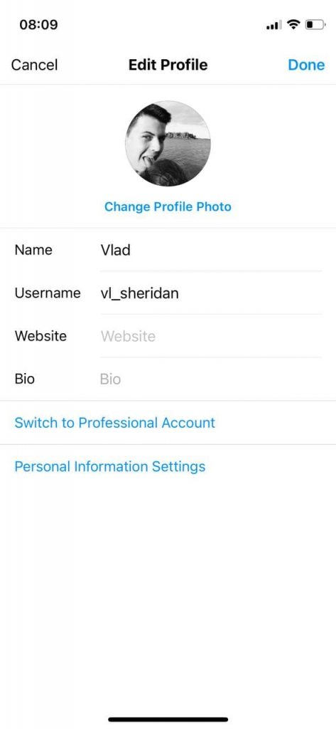 Cómo cambiar el nombre de usuario de Instagram en iOS o Android