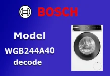 Decodificación del Número de Modelo de la Lavadora Bosch